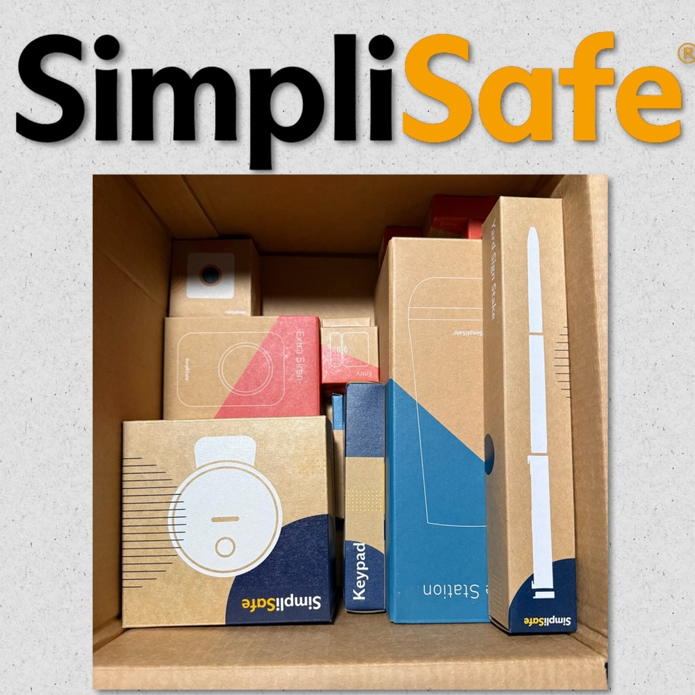 SimpliSafe Setup Guide with Blue and White Design